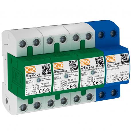 Combi-afleider 3-polig +NPE met functie-indicatie 3+N/PE | 255 | IP20