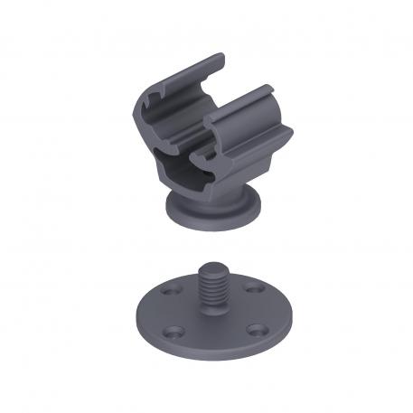 Leidinghouder Rd 8-10 mm met plaksokkel  | 