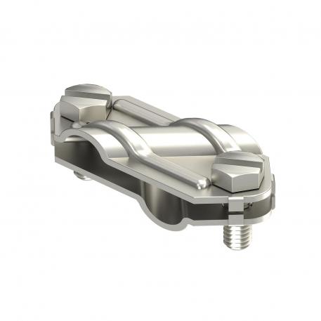 Kruisverbinder voor ronde en platte geleider RVS Rd 8-10/FL30 | 