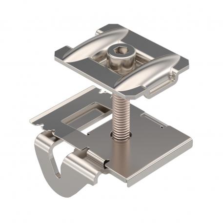 Tussen klem voor montage PV-module, vrij oppervlak