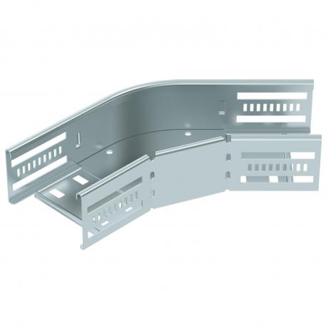 45° bocht 60 FS 100 | Staal | bandverzinkt | zink