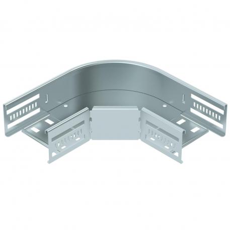 90° bend 60, OBO EcoLine, FS 100 | Steel, CO2 reduced | bandverzinkt | zink