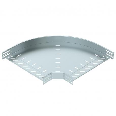 90° bend 60, OBO EcoLine, FS 400 | Steel, CO2 reduced | bandverzinkt | zink