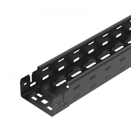 Cable tray RKS-Magic® 60 FS black 3050 | 100 | 60 | 0,75 | nee | diepzwart; RAL 9005 | Staal | PES135 - Polyester