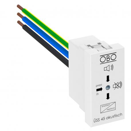 Overspanningsbeveiligingsmodule voor Module 45® met akoestische indicatie