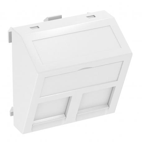 Datatechniekdrager, 1 module, schuine uitlaat, type RM
