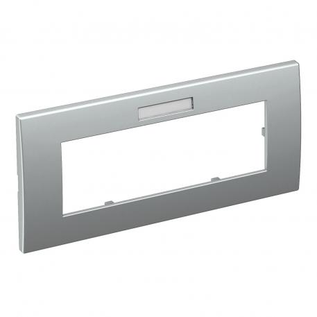 Afdekraam AR45-BF3, voor inbouwdoos 71GD9-2, 3-voudig, met tekstveld voor horizontale apparatuurinbouw 3 | Horizontaal