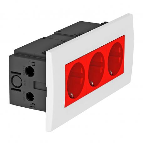 Contactdoos AR45, 3-voudig 