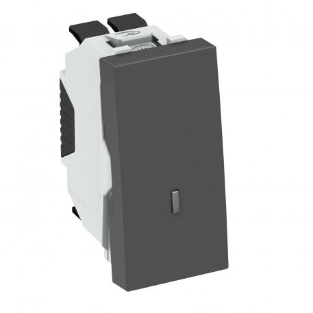 Wisselschakelaar met LED-element, 1/2 module 22 | ja