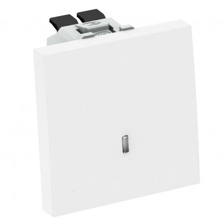 Wisselschakelaar met LED-element, 1 module 45 | ja