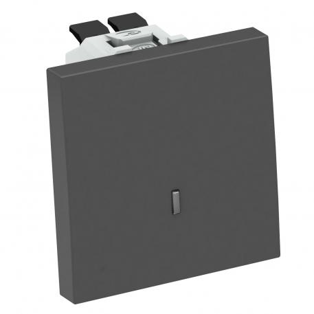 Wisselschakelaar met LED-element, 1 module 45 | ja