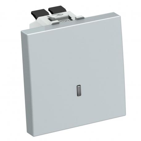 Wisselschakelaar met LED-element, 1 module 45 | ja