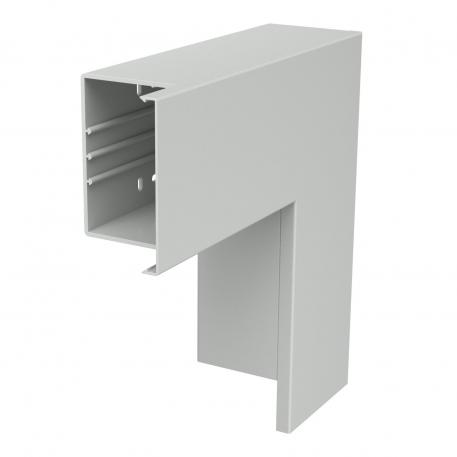 Platte hoek, voor wandgoot type WDK 100130  |  | lichtgrijs; RAL 7035