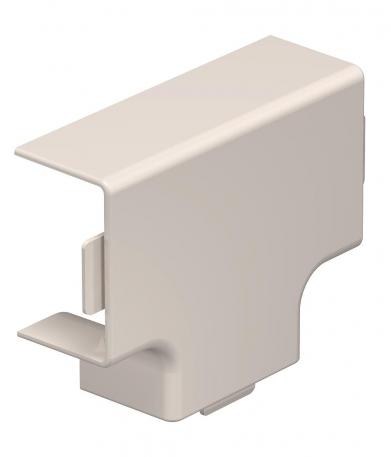Deksel T-stuk, voor kanaal type WDK 25040 83 | 63 | 40 | crèmewit; RAL 9001