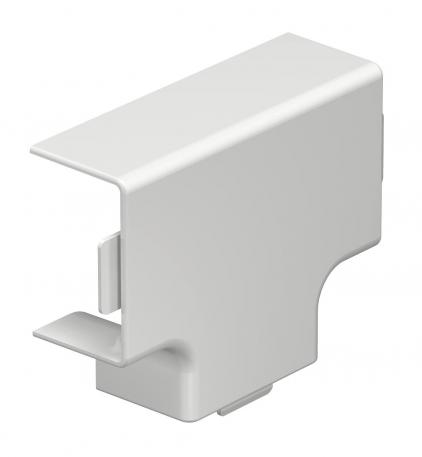 Deksel T-stuk, voor kanaal type WDK 25040 83 | 63 | 40 | zuiver wit; RAL 9010
