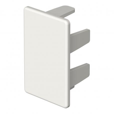 Eindstuk, voor kanaal type WDK 25040 40 | 25 | 40 | zuiver wit; RAL 9010
