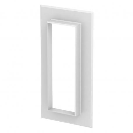 Wandafdekraam aluminium gesloten 70210 278 | 138 | zuiver wit; RAL 9010