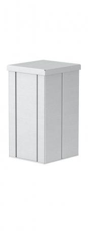 Energiezuil, type ISSHS140250 250 | zuiver wit; RAL 9010