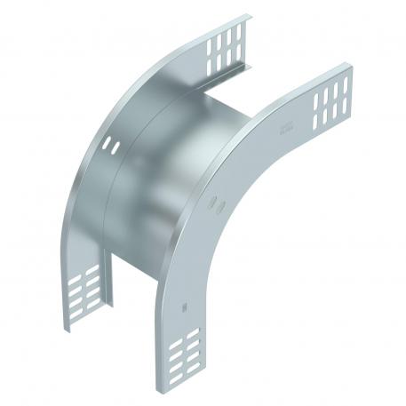 90° verticale bocht, dalend 60 FS 150 | Staal | bandverzinkt | zink