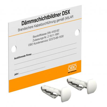 Identificatieplaatje voor afzonderlijke kabel Duits