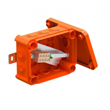FireBox T100 met kabelinvoeren, voor datatechniek, 4x4