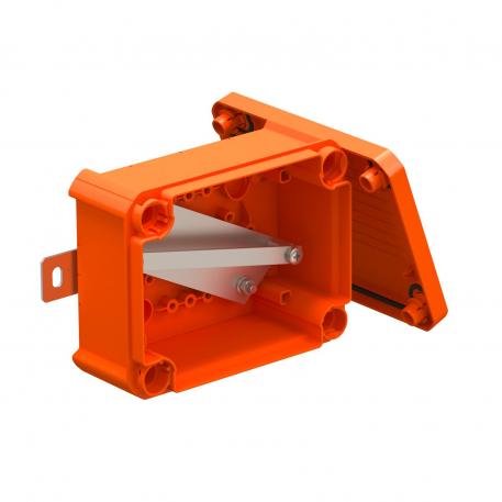 FireBox T100 gesloten, leeg 136x102x57 |  | IP66 | oranje; RAL 2003