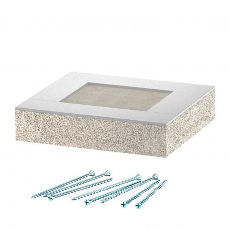 Eindstuk voor brandwerend kanaal PYROLINE® Sun PV type BSKP03-K0406 100 | 88 | grijs