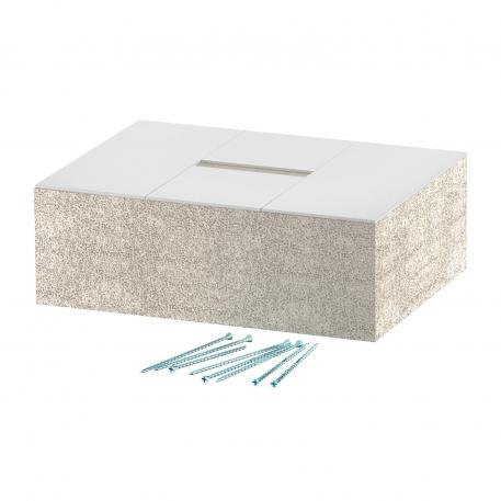 Eindstuk voor brandwerend kanaal PYROLINE® Con D BSK I120/E90 180 | 133 | grijs