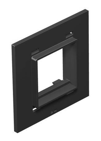 Afdekplaat Telitank T4L/T8NL, Module-45®-inbouwopening grafietzwart, RAL 9011
