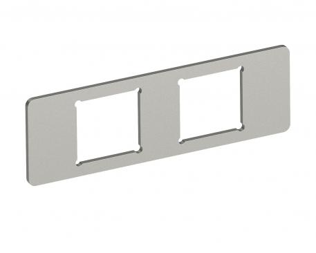 Montageplaat 2 x datamodule type F systeem 55 