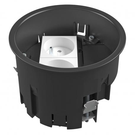 Installatiedoos 2-voudig NF 2-voudige NF-contactdoos