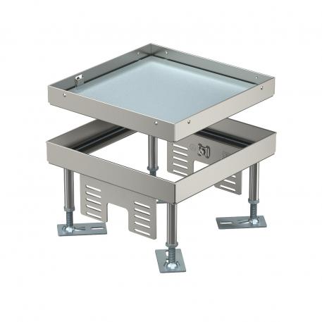 Nivelleerbare cassettes zware belastingen, blind, RKNSL, nominale grootte 4, roestvast staal 105 | 150 | 15 | 105 | 4 | IP55