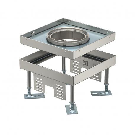 Nivelleerbare cassettes zware belastingen, voor tubus, RKFNSL, nominale grootte 4, roestvast staal 105 | 150 | 15 | 105 | 4 | IP55