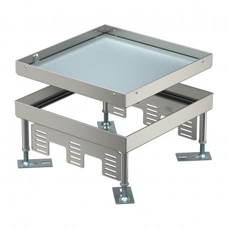 Nivelleerbare cassettes zware belastingen, blind, RKNSL, nominale grootte 9, roestvast staal 105 | 150 | 16 | 105 | 9 | IP55