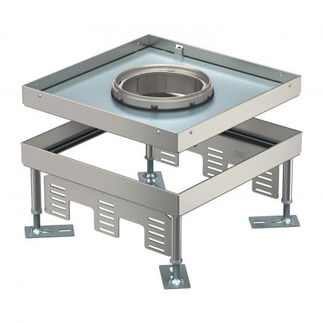 Nivelleerbare cassettes zware belastingen, voor tubus, RKFNSL, nominale grootte 9, roestvast staal 105 | 150 | 16 | 105 | 9 | IP55